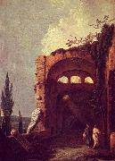 Richard Wilson Ruinen der Villa des Maecenas in Tivoli oil painting